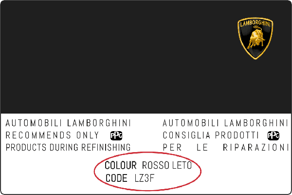 Lamborghini kodas